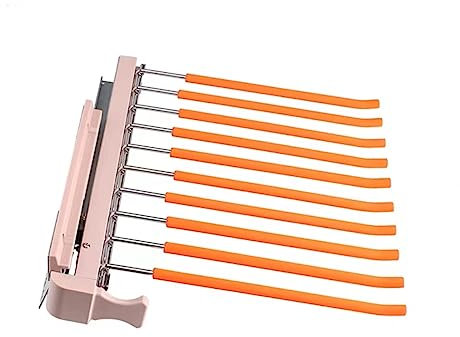 towel holder Pull Out Closet Rod Extendable Heavy Duty Extendable Clothes Hanger with Damping Slide Rail, Holds up to 35KG Top Mount Wardrobe Hanger for Towels, Coats, and Racks