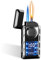 Mechero de llama de chorro de doble llama, encendedor de llama, encendedor de chorro de llama, encendedor USB-C recargable, encendedor de llama Jet (se vende sin gas butano), para velas, barbacoa de