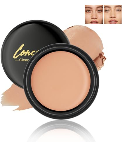 Boobeen Fondotinta impermeabile a copertura totale, fondotinta correttore per pelle cremosa, copertura leggera e duratura per un look impeccabile