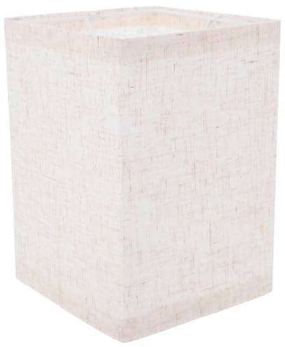 BATHVEVE Pantalla De Lámpara De Pie Y Mesa Rectangular De Tela 7.87X5.51X5.51In Para Dormitorios Y Habitaciones De Hotel Fácil De Instalar