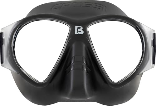 CRESSI Force Mask - Máscara con Lentes de Policarbonato y Facial TPR para Buceo, Natación en Superficie y Vacaciones en la Playa Unisex Adulto