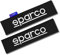 SPARCO SPC1204BK Seat Belt Padding, Black, 2 Units, Nero