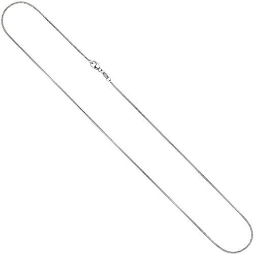 Jobo Damen Platinkette Rund-Anker-Kette aus 950 Platin 1,2 mm 42 cm