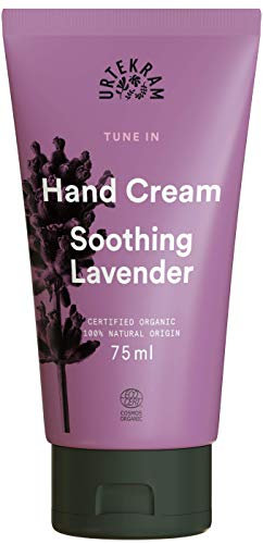 Urtekram Handcreme - Soothing Lavender - Alle Hauttypen - 75 ml, Vegan, Biologisch, Feuchtigkeitsspendend, Natürlichen Ursprungs