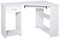 HOMCOM L-Shaped Corner Computer Desk w/ 2 Shelves Wide Worktop Keyboard Tray Drawer & CPU Stand Home Office Study Bedroom Furniture White