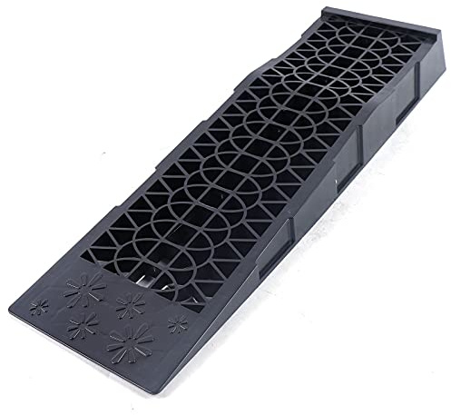 Set di 2 rampe di carico per auto, 3 tonnellate, in plastica, alta stabilità, adatto per auto sportive e veicoli con telaio basso
