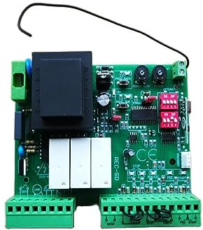 Garagedörröppnare, Dörrmotorstyrenhet Kretskort elektroniskt kort for skjutdörrsöppnare AC mo 433,92Mhz,Automatisk portöppnare(5 remote)