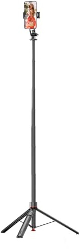 Andoer 69.3 Extendable Selfie Stick with Remote Auto Opening Travel Tripod for Cell Phone 360° Rotation