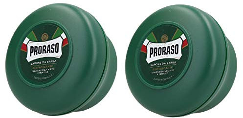 2er Grün Rasierseife Proraso im Rundtopf Shaving Soap je 150 ml = 300 ml