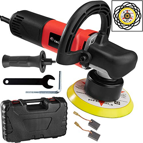 tectake 400659 Oscillerande polermaskin 710W med resväska - 5 delar