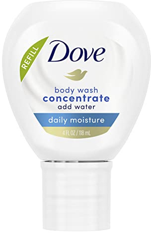 Dove Concentrate Refill For Instantly Soft Skin And Lasting Nourishment Daily Moisture Refill For Use Reusable Bottle 4 Fl Oz