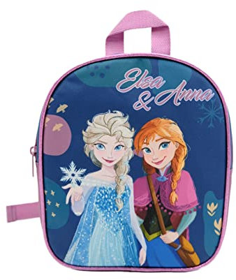 Disney Frozen - Die Eiskönigin ELSA Anna Rucksack Kinderrucksack (101), Kinder Mädchen 25 x 25 x 10 cm, blau/pink