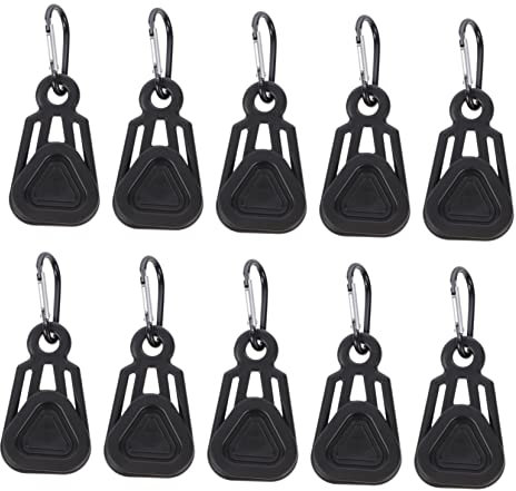KOMBIUDA Abrazaderas para Lonas De Tienda De Campaña 10 Juegos Accesorios para Carpas Clips para Lona Abrazaderas para Carpas Fácil De Instalar