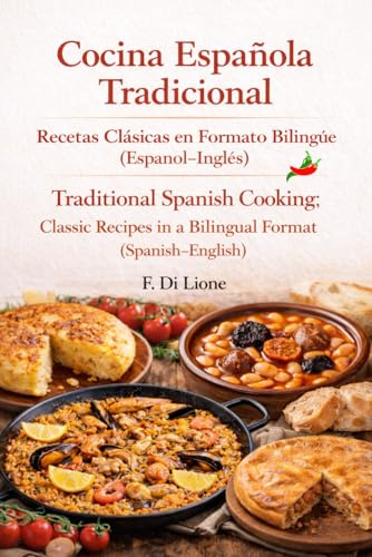Cocina Española Tradicional: Recetas Clásicas en Formato Bilingüe (Español–Inglés): Recetas clásicas de la cocina española explicadas paso a paso en ... Mediterránea Básica y Sabrosa vol. 123)