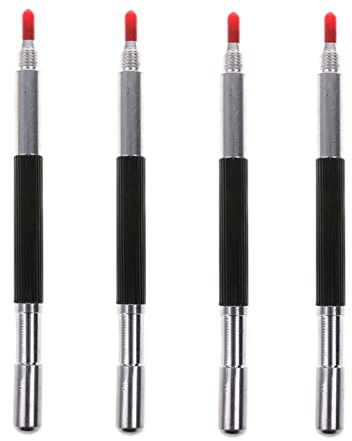 2/3/4 Punta in Carburo Tungsteno Scriber Marcatura Penna Per Incisione Pennarello in Acciaio Intaglio Del Metallo Marcatore Per Incisione Strumenti Penna Per Incisione in Carburo Tungsteno