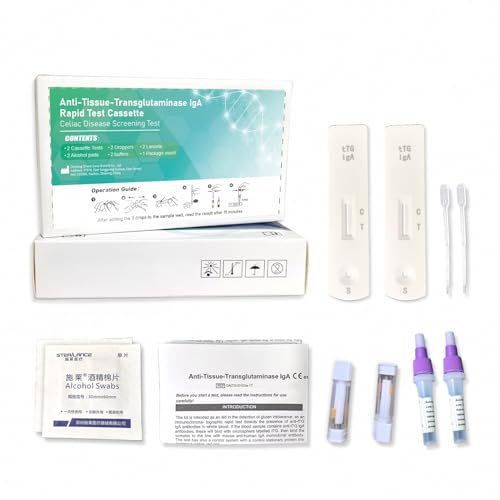 Celiac Test kit Gluten Intolerance Test Easy & Accurate Coeliac Test Results in 15-Minutes