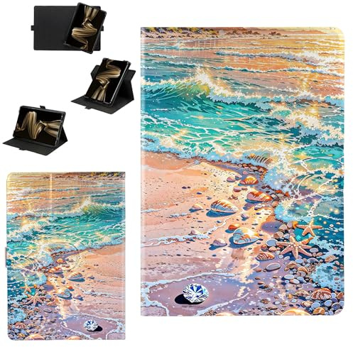 Custodia Compatibile per Amazon Fire HD 8 2024 8.0-pollici Tablet Cover Custodia Case [Funzione di rotazione a 360 gradi][Protezione rinforzata dei bordi contro le cadute] MHHA