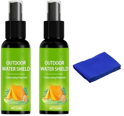 Spray impermeabilizzante per tende, soluzione Nano Protector Scudo in tessuto per esterni | Strato di protezione avanzato idrorepellente Attrezzatura da viaggio per campeggio ed escursionismo per prat