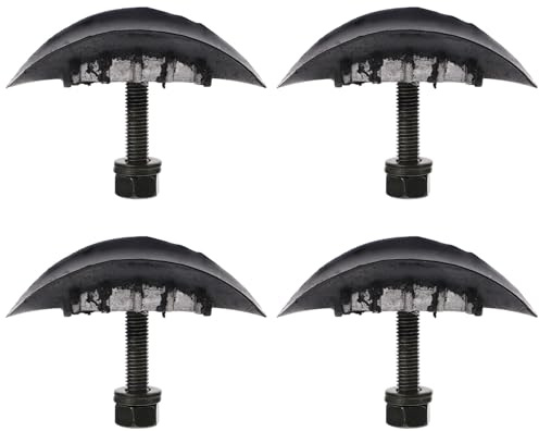 HEMOTON Bloccaggio Cerchione Moto Fuoristrada 4 Pezzi in Plastica Resistente con Dado di Sicurezza e Protezione Antigraffio per Ruote Off-Road