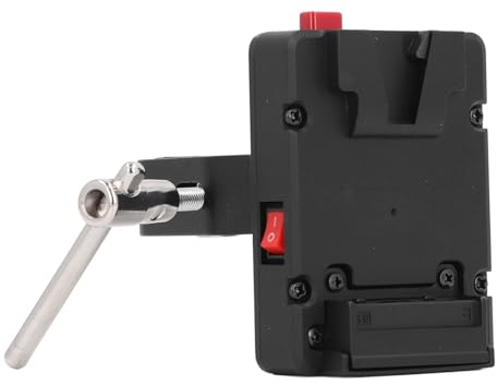Generic V Lock Batteriplattaadapter med Klämma för NP F970 F960 Multifunktionell 14,8V D Kranutgång Lätt Att Använda för Video