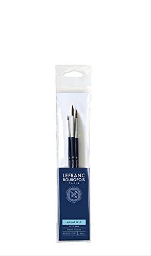 Lefranc Bourgeois 300244 - Pinceles para Pintar (3 Unidades