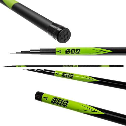 Mikado NSC Pole 6,0m/310g/5-20g high Carbon teleskopierbare Match- Stipprute