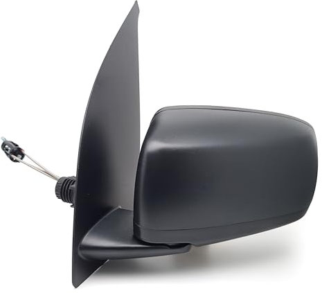 BSSTORE Specchietto Retrovisore Esterno Nero per PANDA (169) 2003-2008 con Regolazione Manuale (Sinistra - Lato Conducente)