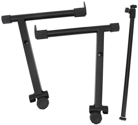 Support de Clavier, Adaptateur à 2 Niveaux, Extension, Largeur Réglable pour 2 Claviers électroniques