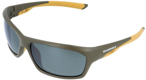 Gamswild WS4034 sportglasögon solglasögon TR90 polariserade cykelglasögon skidglasögon kvinnor män unisex lätta | grön | blå | brun |, Olivgrön