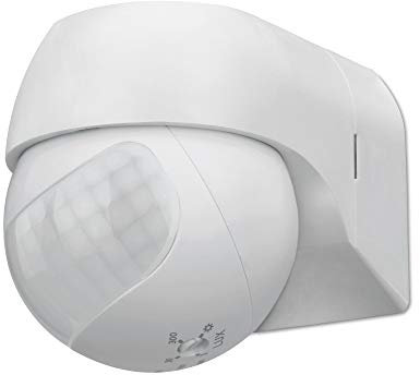 conecto détecteur de Mouvement Infrarouge, Montage en saillie, Angle de détection 180°, Montage intérieur et extérieur, IP44, Blanc, SA-CC50214-V2