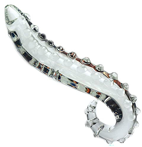 ScreaAss Glas Dildo 45Mm Oktopus Tentakel Dildo, 18Cm Lang Alien Kristall Analplugs Butt Plug Spezial Dildo Anal Dilatator Prostata Massagegerät Anal Trainer Sexspielzeug Für Damen Und Herren