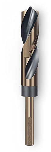 LEPEVNEY 15mm Reduced Shank Twist Drill Bit with 10mm Shank for Stainless Steel Aluminum Alloy Metal Copper Plastic Wood, Made of High Speed Steel 4341, Ideal for Drilling Steel Plate
