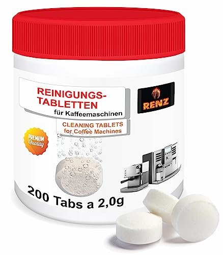 Reinigungstabletten a 2g für Kaffeevollautomaten Kaffeemaschinen & Siebträger (200)