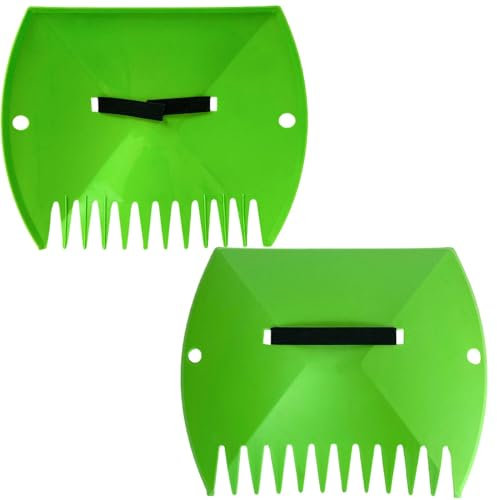 Ramasse Feuilles Manuel Lot De 2 Pelle À Feuilles Mortes Râteau À Feuilles De Jardin, Ramasse-Feuilles, Ramassage De Feuilles Léger avec Griffes pour Feuilles De Jardin, Déchets Et H-erbe
