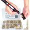 Kit de herramientas de inserción térmica - Tuercas de latón - Impresión 3D - 60W - Soldador digital y 380 piezas - Insertos roscados con puntas M2 M2.5 M3 M4 M5 M6 (1/4) M8 para inserciones