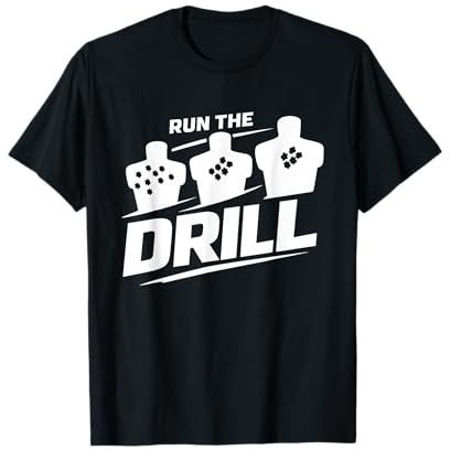 Rango de Tiro de día de Rango Rango de Pistola Rango de práctica de Objetivo Camiseta