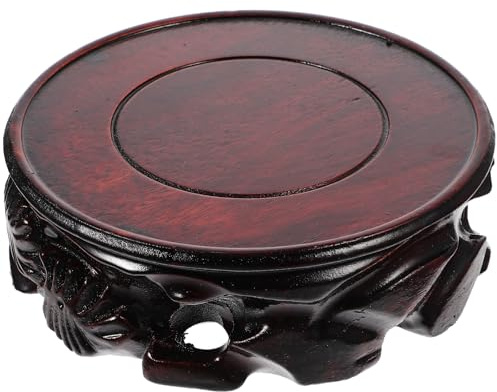 Zerodeko Base De Madera Versátil 6X6X1.8 Pulgadas Para Macetas Soporte Estable Y Elegante Para Decoración Del Hogar Y Artesanías