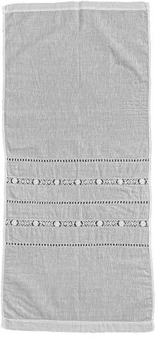 LAGARTERANA Cortinas de Hilo en Color Blanco Bordadas con Multiples vainicas horizontales terminadas en Recto. (45 x 150 cm.)