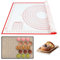 70 X 50 cm Spianatoia per Impastare, 42 X 29.5cm Tappetino da forno in Silicone Riutilizzabile con Tagliapasta, Tappetino Silicone Cucina Antiaderente e Antiscivolo per Pasta, Pizza e Macaro