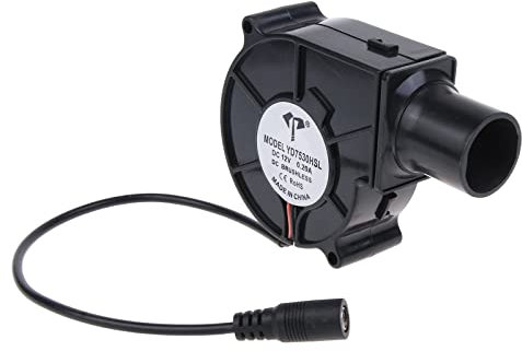 NPXUAMTJ Ventilateur soufflant 7530 petit outil de poêle à bois poêle à bois cuisson domestique chauffage camping barbecue ventilateurs charbon de bois allume-feu 12 V 0 2 A