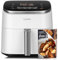 COSORI Friggitrice ad Aria Turbo Blaze 6L (1,36Kg), Air Fryer con DC Motore, 9 Funzioni & 5 Velocità della Ventola Automatica, 110 Ricette & 96 Tabelle di Cottura degli Ingredienti, 1725W, Bianco