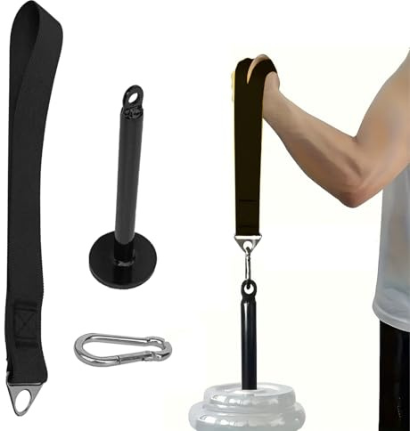 Yilceemy Cintura da allenamento per braccio, Fascia da allenamento per presa, Cintura per allenamento, per allenamenti di polsi, avambracci e bicipiti Compatibile