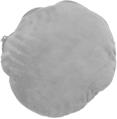 IWOWHERO Pochette Chauffe-mains Ronde Anti-brûlure avec Fermeture Éclair Housse Isolante pour Bouillotte Électrique et Chauffe-mains