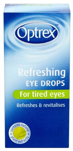 Optrex Refreshing Eye Drops for Tired Eyes Revitalises 10ml