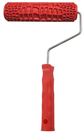 Yius 3D Krokodil-/Ziegelstein-Malerei-Rolle, 17,8 cm, 3D Farbroller für Malerei, Bauwerkzeug, Wanddekoration, Krokodil