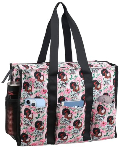 ABAMERICA Borse da infermiera per lavoro, borsa infermieristica, tasche multiple, impermeabile, cerniera superiore, borsa clinica per studenti infermieristici, Medium