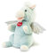 Trudi Puppets 29307 Plüsch Handpuppe Pegasus 18 x 27 x 19 cm (S), Stofftier aus hochwertigen Materialien, liebevolle Details, flauschig und weich, waschbar, Kuscheltier und Puppe für Kinder, Hellblau
