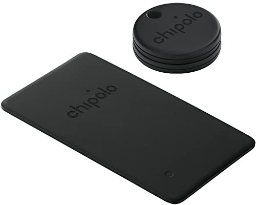 Chipolo Spot Bundle - 2 x One + 1 x Card - Localisateur de clés et de Portefeuille, traqueur Bluetooth pour clés, Portefeuille - Fonctionne avec l'application Apple Find My App (iOS Uniquement)