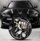 Biomar Labs Motorhaube Kofferraum Plakette Abzeichen 82mm Kompatibel mit BMW Emblem 51148132375 Schädel EO 30
