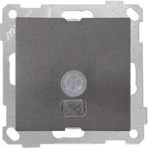 Mutlusan Candela Bewegungsmelder/BWM/Automatikschalter · Anthrazit/Grau/Dunkelgrau · Einbau, Unterputz, UP, Wandeinbau